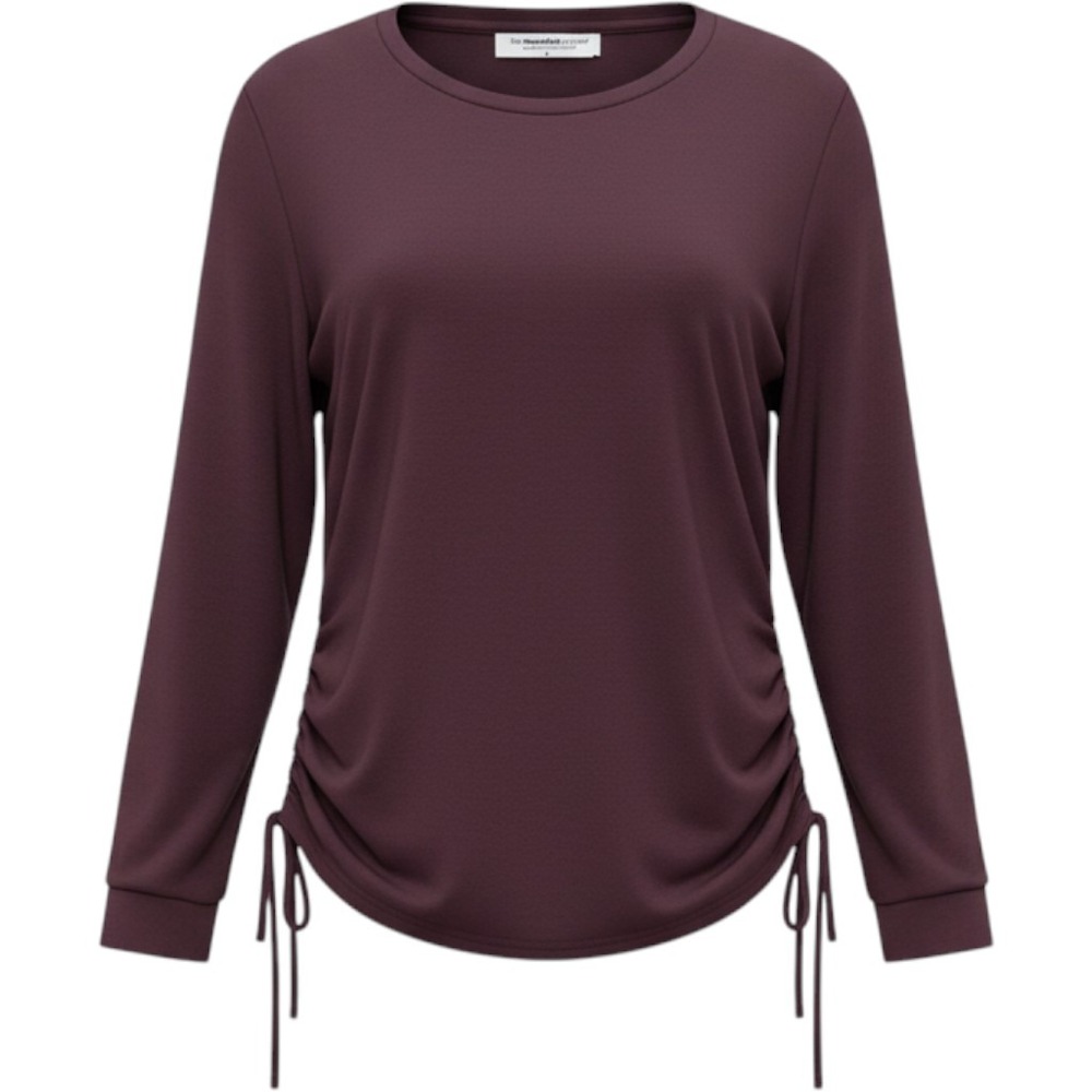 The Sweatshirt Project FDJ Women Large Purple Cinched Side Drawstring Top L